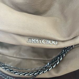 Beautiful leather Jimmy Choo Biker bag.